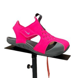 Nike Toddler Girls Sport Sandals Size 8 Pink Fisherman Closed Toe Water Friendly
